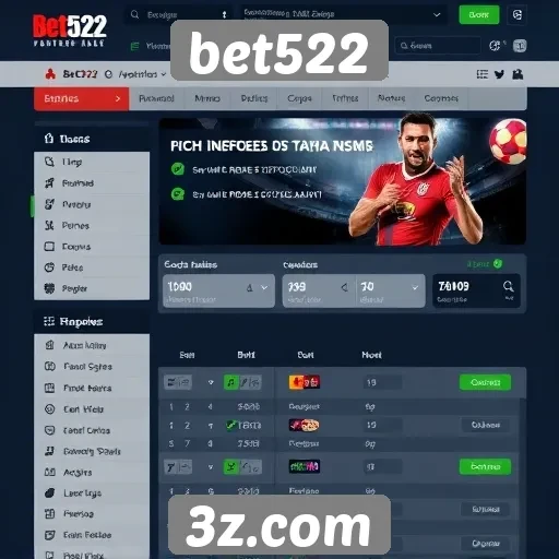 Interface do usuário do Bet522 é intuitiva